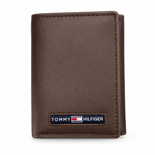 Tommy Hilfiger Men's Black Leather Wallet