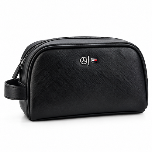 Tommy Hilfiger Men's Leather Hand Bag — No. 4