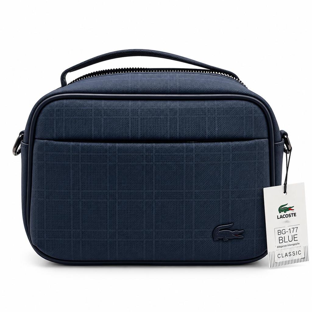 Lacoste Men's Leather Hand Bag — No. 5