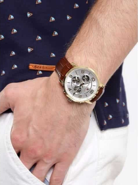 Tommy Hilfiger Watch For Men 1791291 - Silver Dial