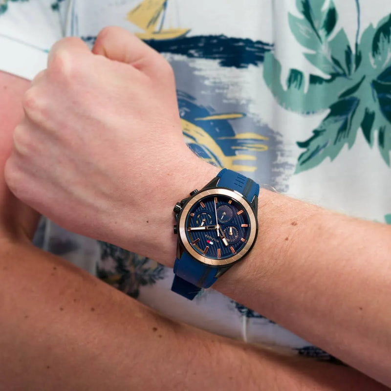 Tommy Hilfiger Watch For Men 1791860 - Blue Dial