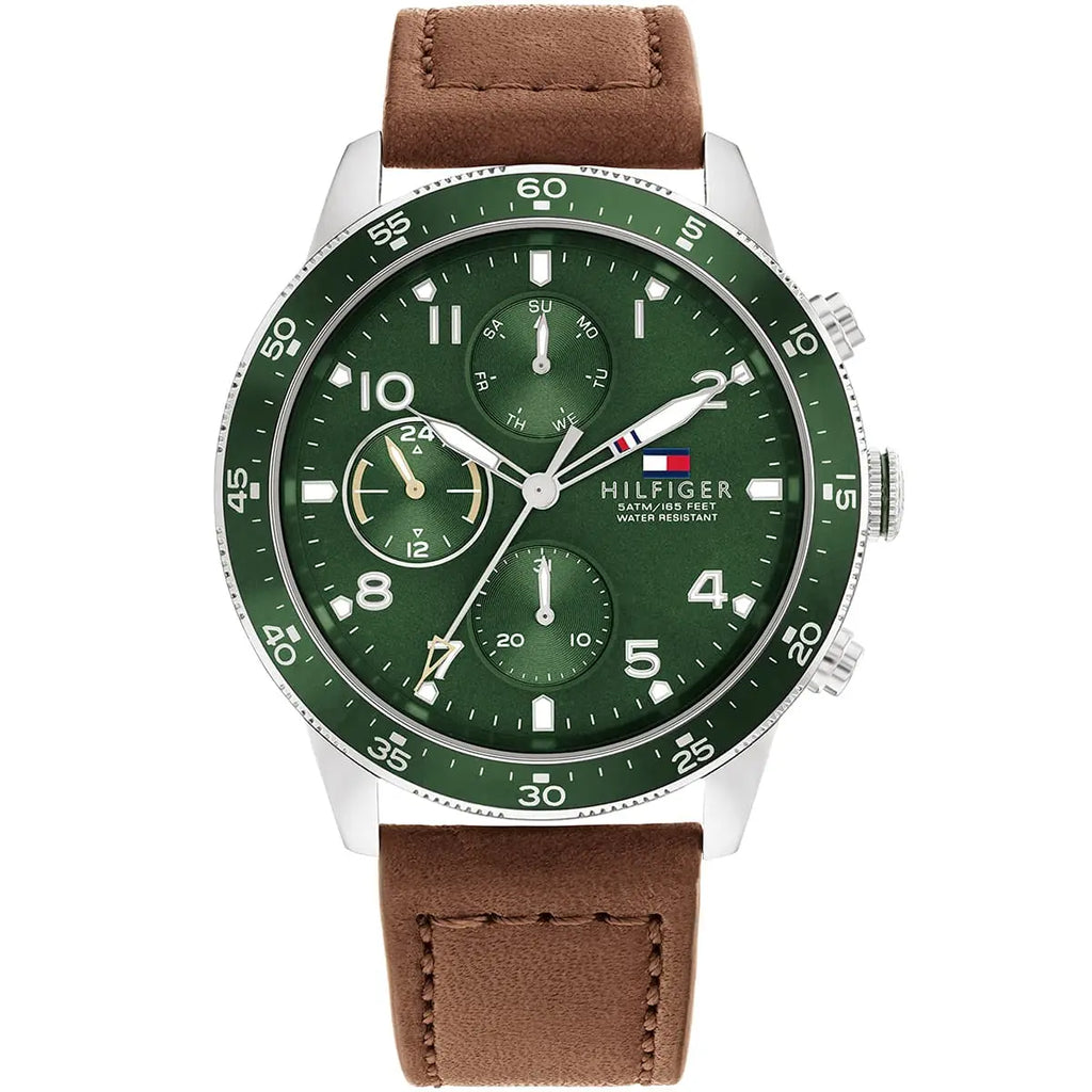 Tommy Hilfiger Watch For Men 1791948 - Green Dial