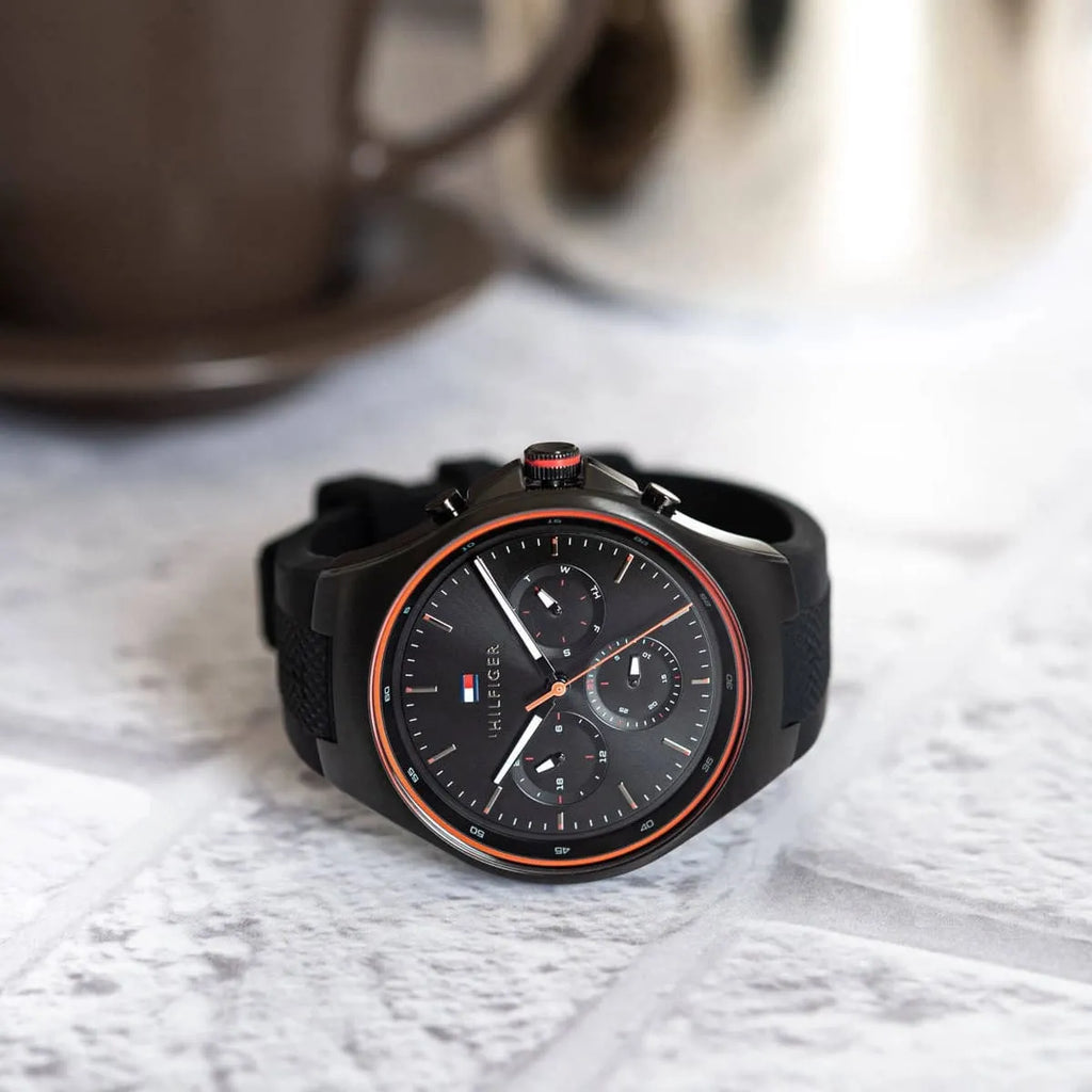 Tommy Hilfiger Watch For Men 1792056 - Black Dial