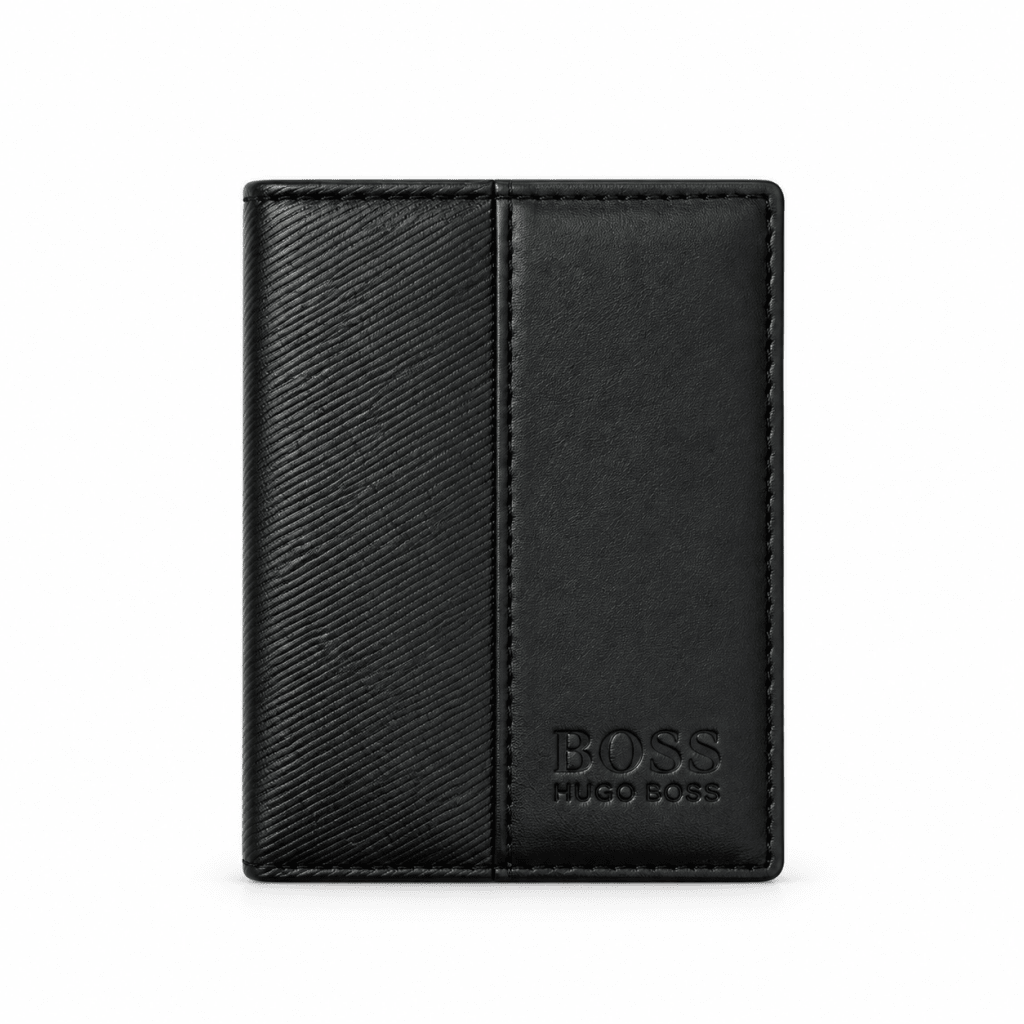 Hugo Boss Men's Black Leather Wallet