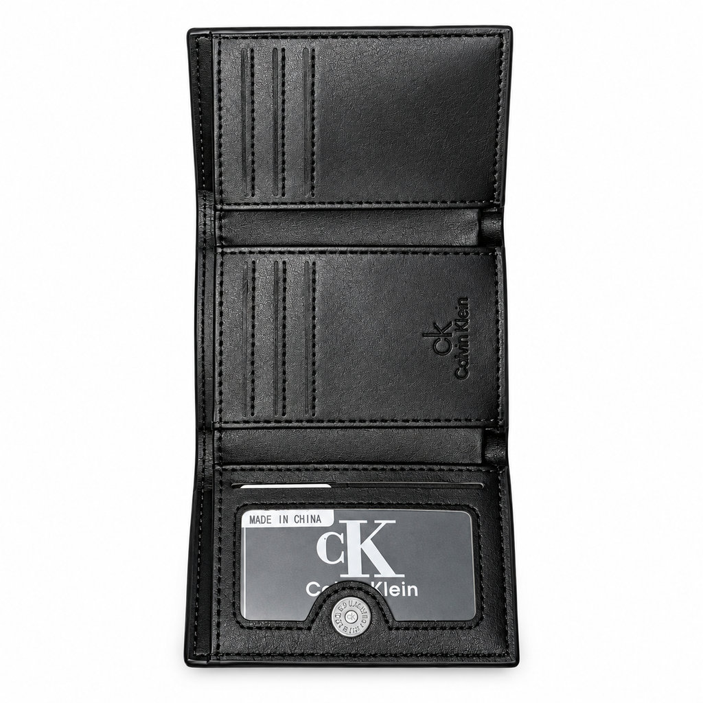 Calvin Klein Men's Black Leather Wallet