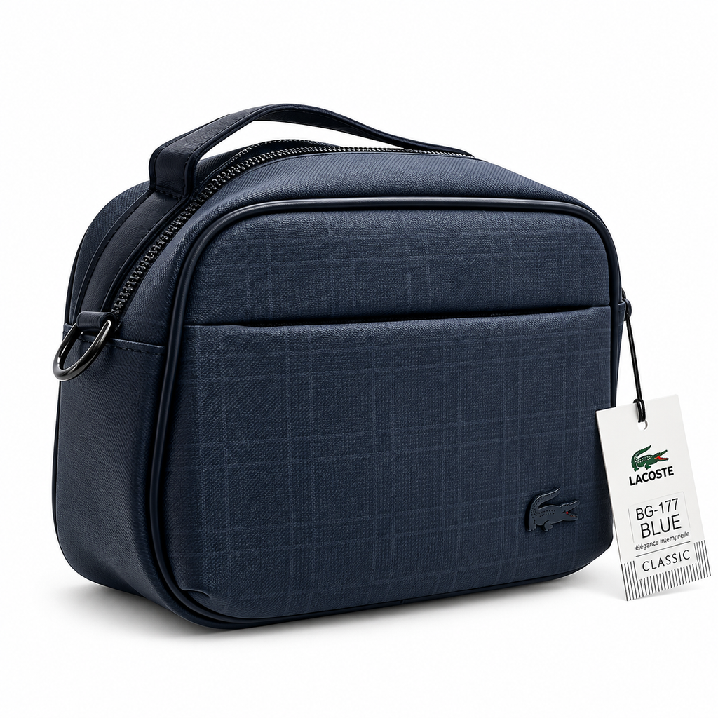Lacoste Men's Leather Hand Bag — No. 5
