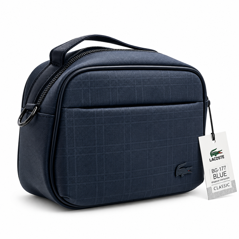 Lacoste Men's Leather Hand Bag — No. 5