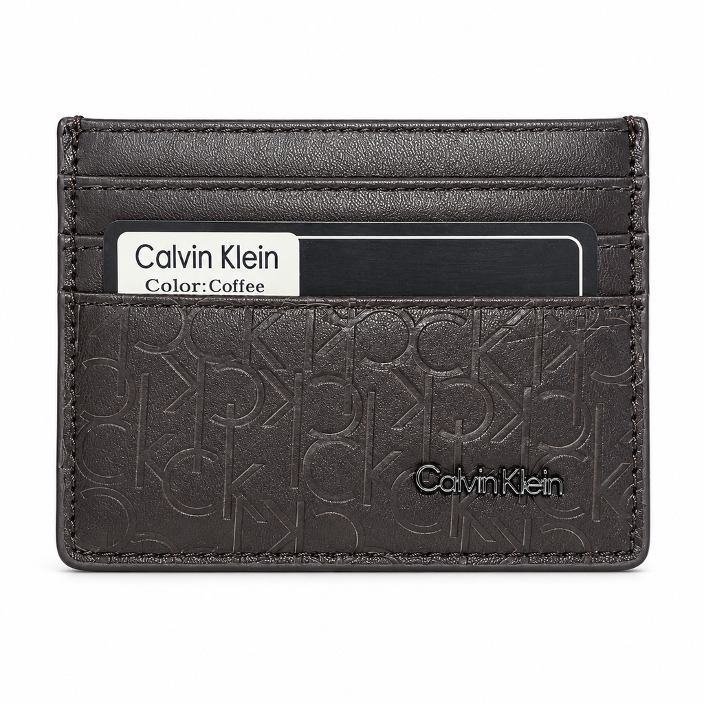 Calvin Klein Men's Leather Card Holder