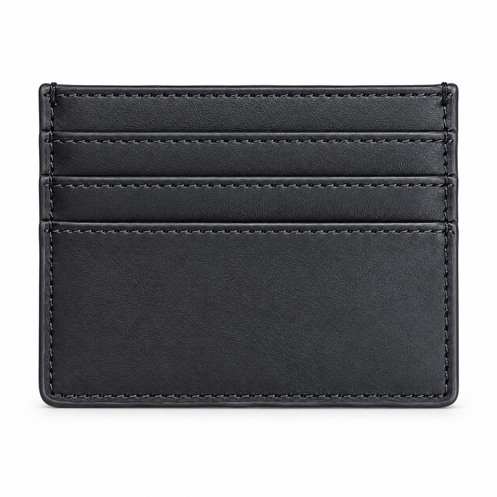 Calvin Klein Men's Black Leather Card Holder