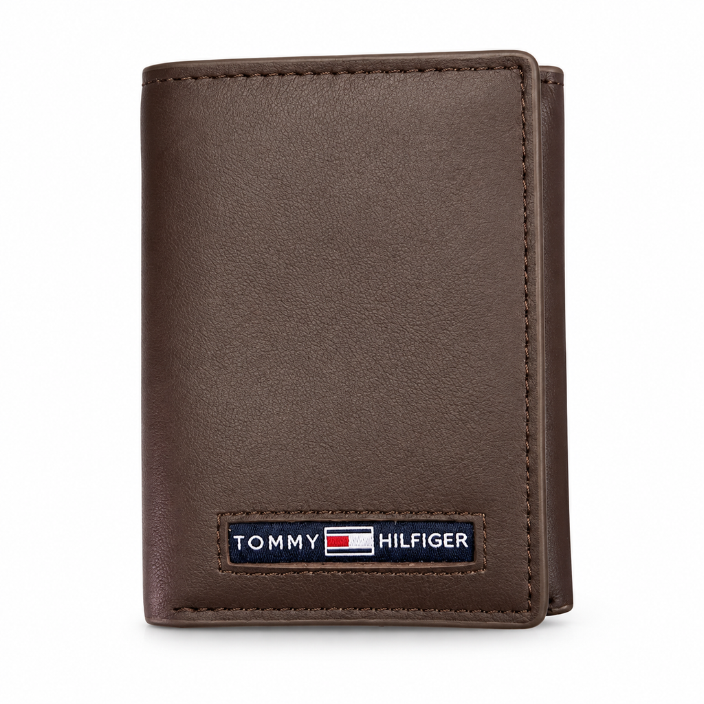 Tommy Hilfiger Men's Black Leather Wallet