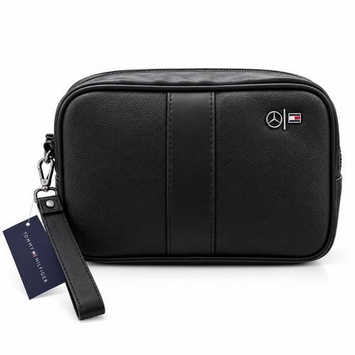 Tommy Hilfiger Men's Leather Hand Bag — No. 5