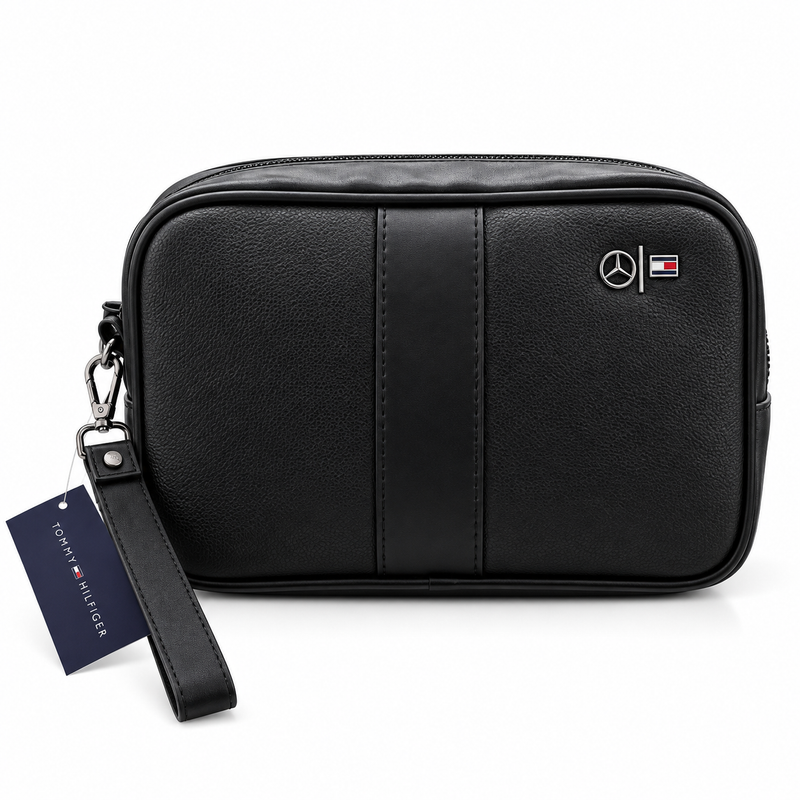 Tommy Hilfiger Men's Leather Hand Bag — No. 5