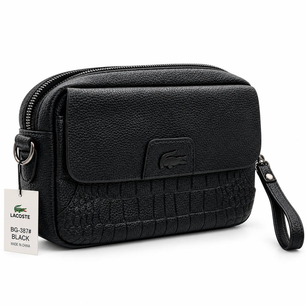 Lacoste Men's Leather Hand Bag — No. 2