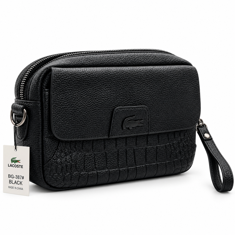 Lacoste Men's Leather Hand Bag — No. 2