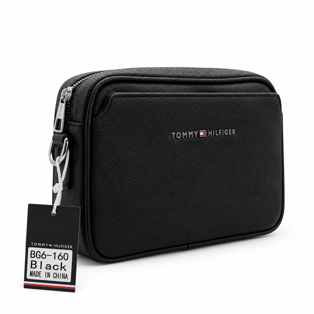 Tommy Hilfiger Men's Leather Hand Bag — No. 2