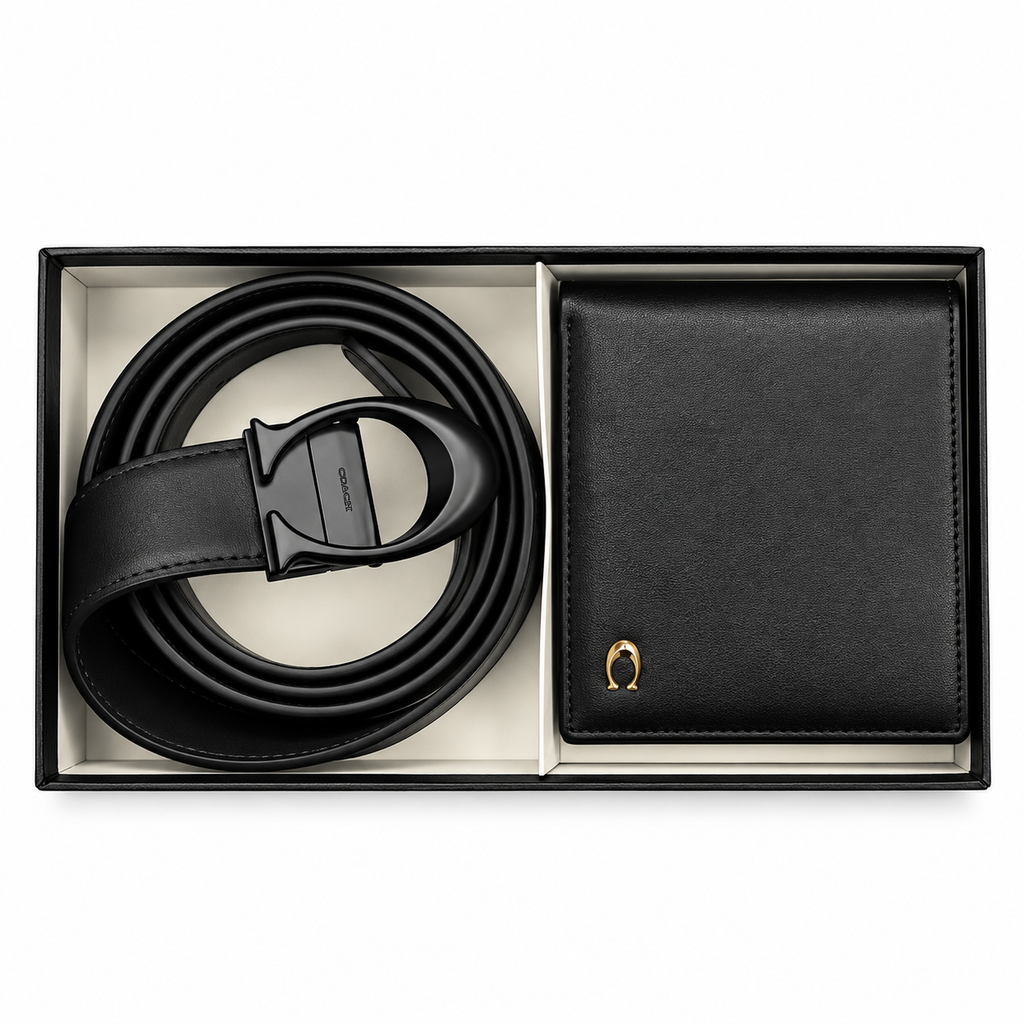Coach Men's Wallet Gift Set