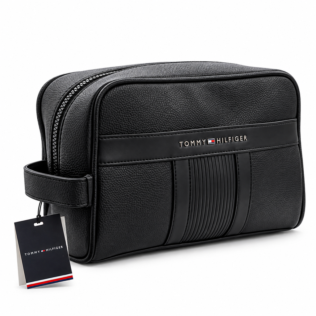 Tommy Hilfiger Men's Leather Hand Bag — No. 3
