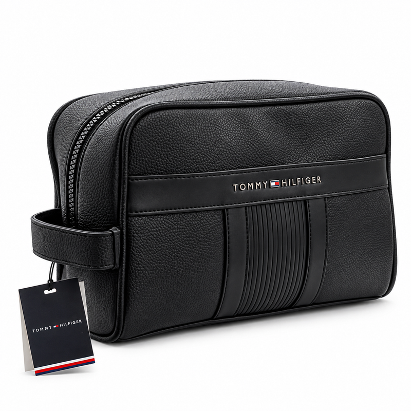 Tommy Hilfiger Men's Leather Hand Bag — No. 3