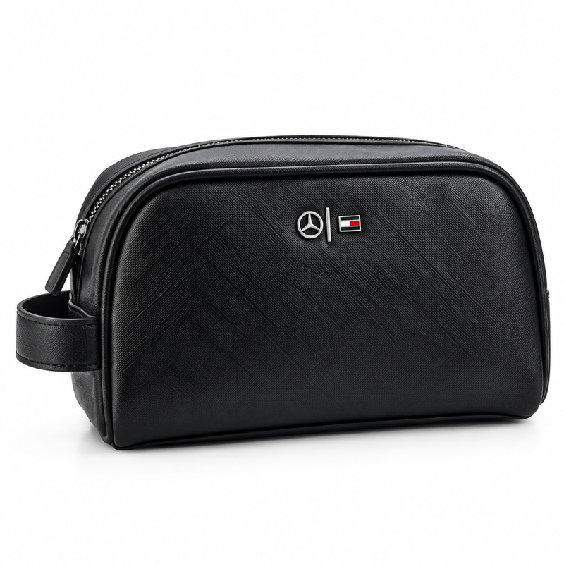 Tommy Hilfiger Men's Leather Hand Bag — No. 4