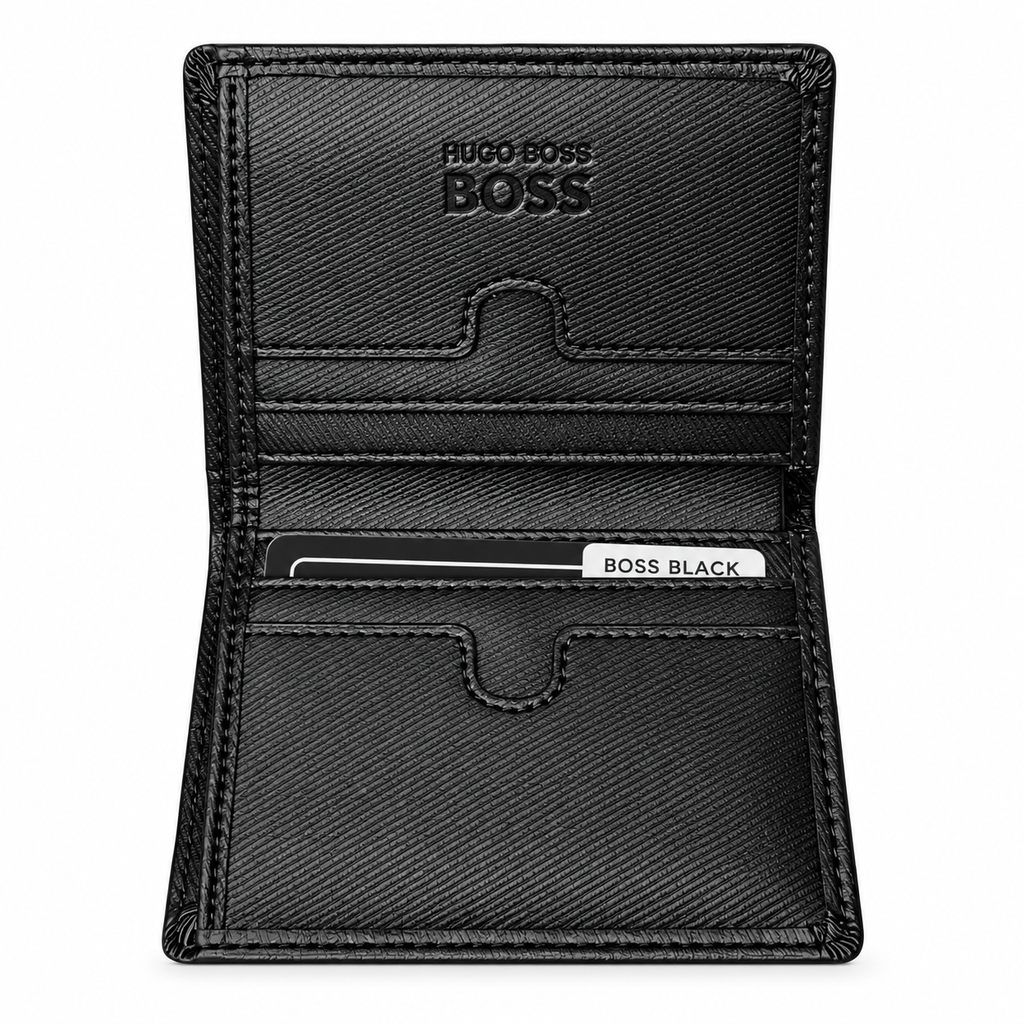 Hugo Boss Men's Black Leather Wallet