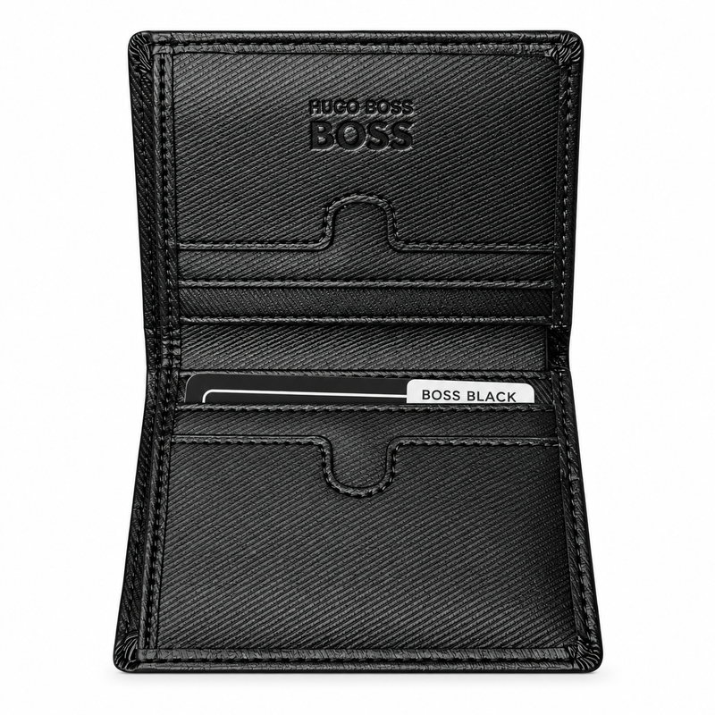 Hugo Boss Men's Black Leather Wallet