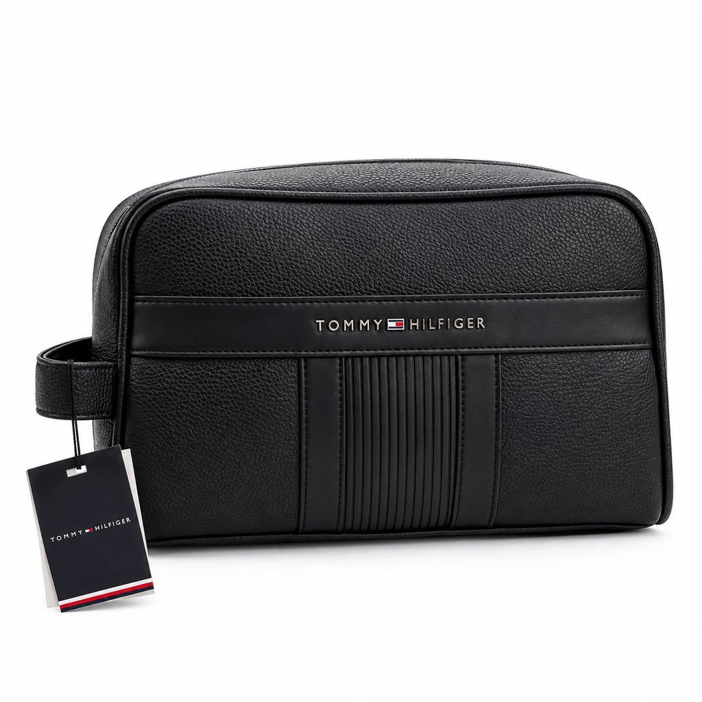 Tommy Hilfiger Men's Leather Hand Bag — No. 3