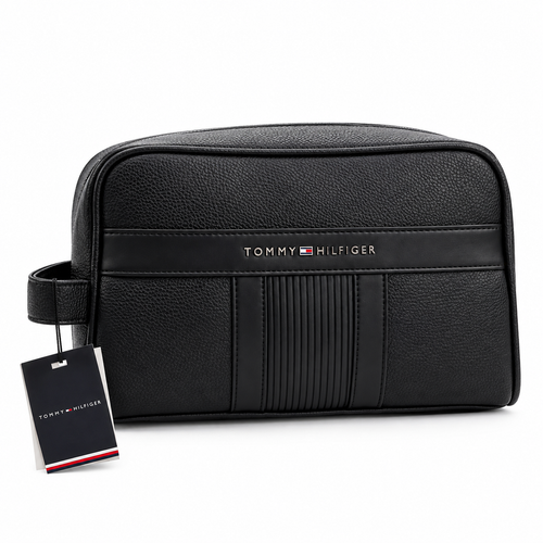 Tommy Hilfiger Men's Leather Hand Bag — No. 3