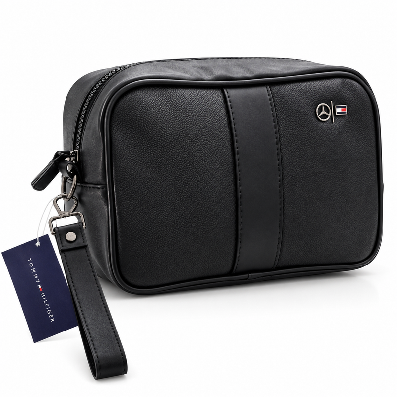 Tommy Hilfiger Men's Leather Hand Bag — No. 5
