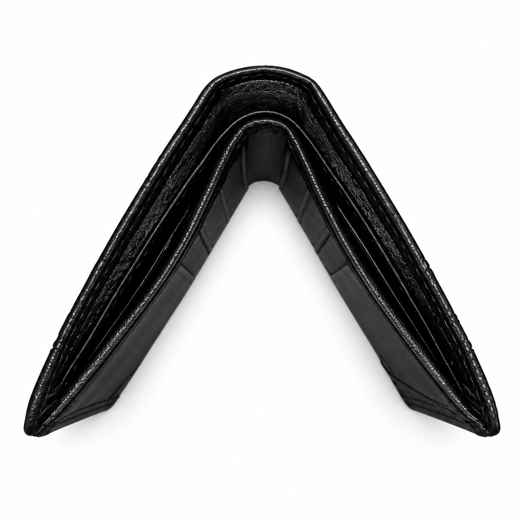 Calvin Klein Men's Black Leather Bifold Wallet