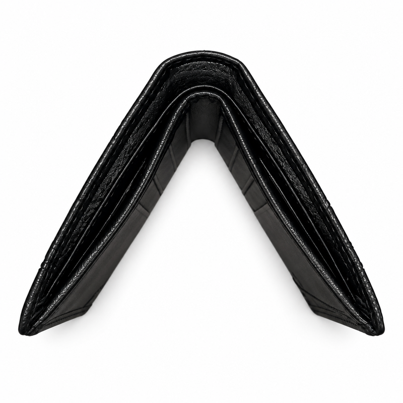 Calvin Klein Men's Black Leather Bifold Wallet
