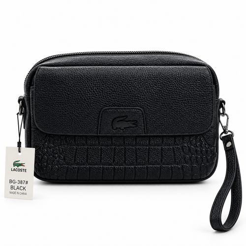 Lacoste Men's Leather Hand Bag — No. 2