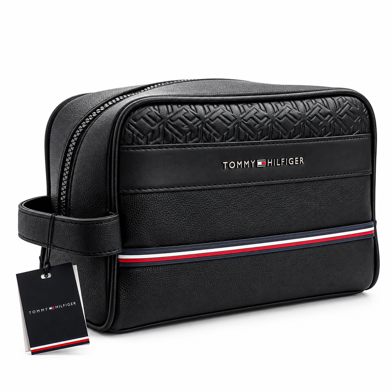 Tommy Hilfiger Men's Leather Hand Bag — No. 1