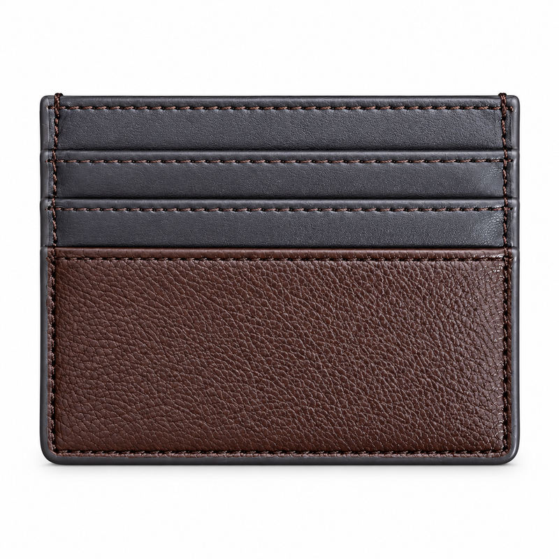 Calvin Klein Men's Brown Leather Card Holder — No. 2