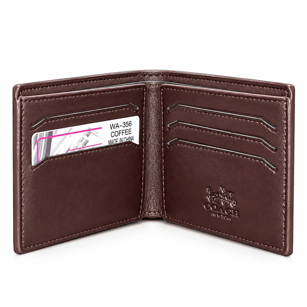 Coach Men's Brown Leather Wallet
