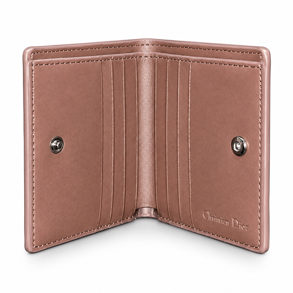Dior Men's Brown Leather Card Holder