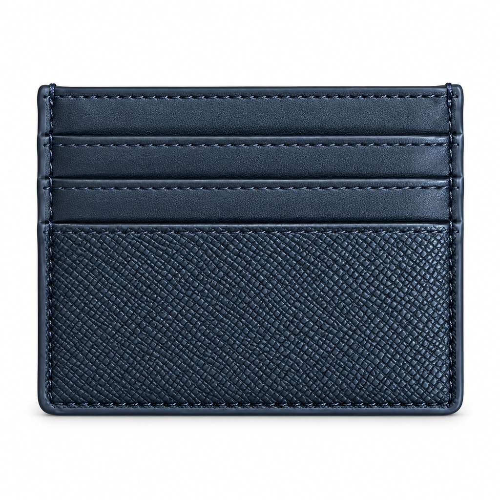 Tommy Hilfiger × Mercedes Men's Black Leather Card Holder