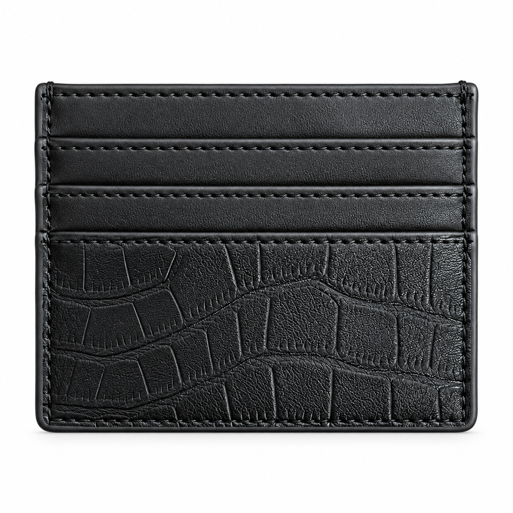 Hermès Men's Black Leather Card Holder