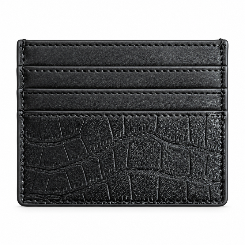 Hermès Men's Black Leather Card Holder
