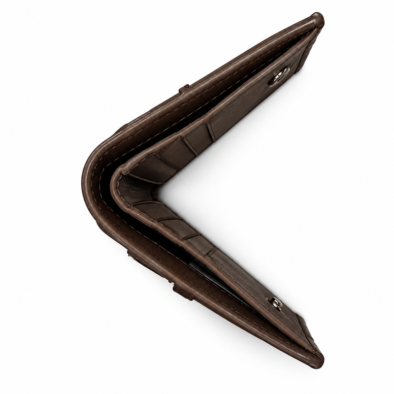 Hugo Boss Men's Coffee Leather Wallet