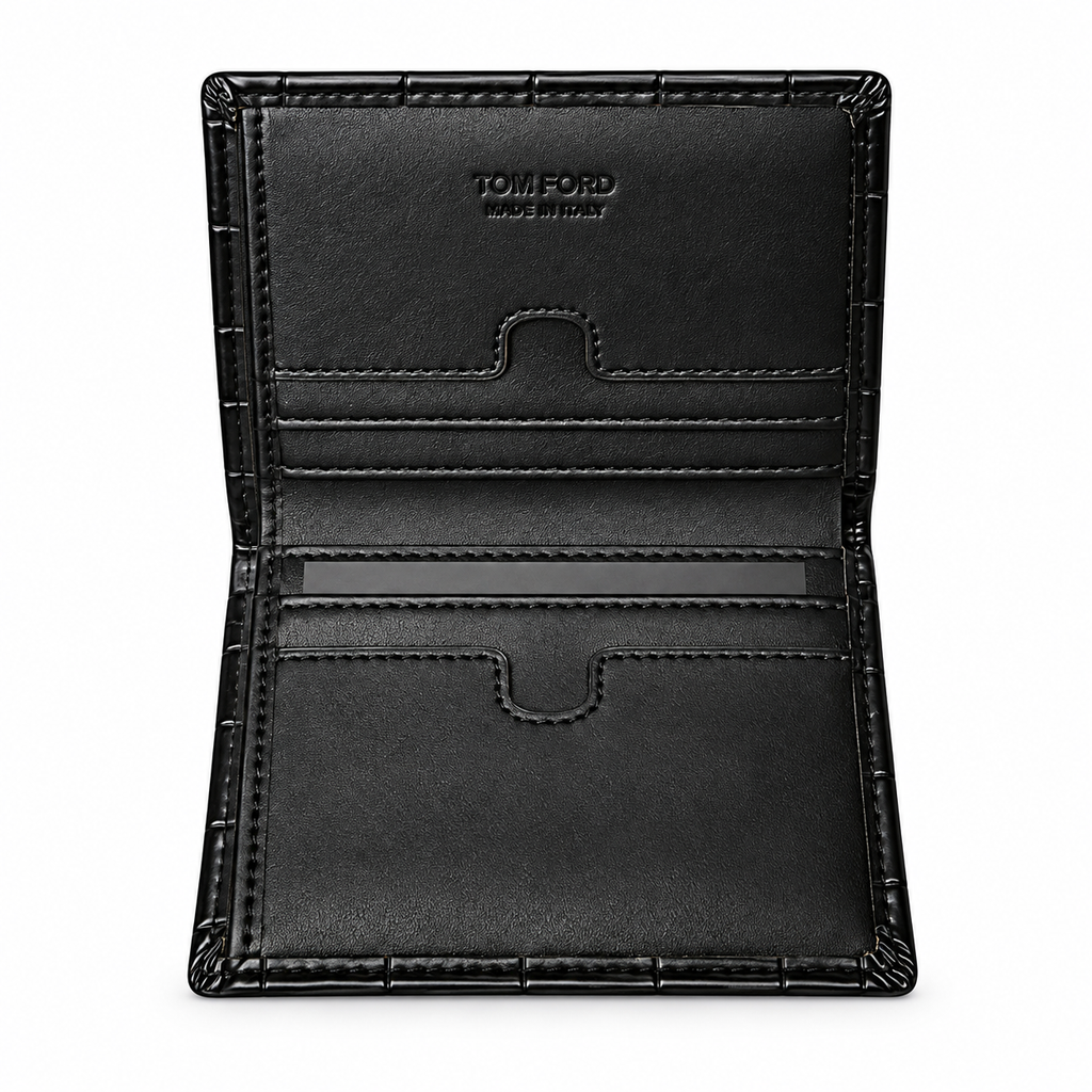 Tom Ford Men's Black Leather Wallet