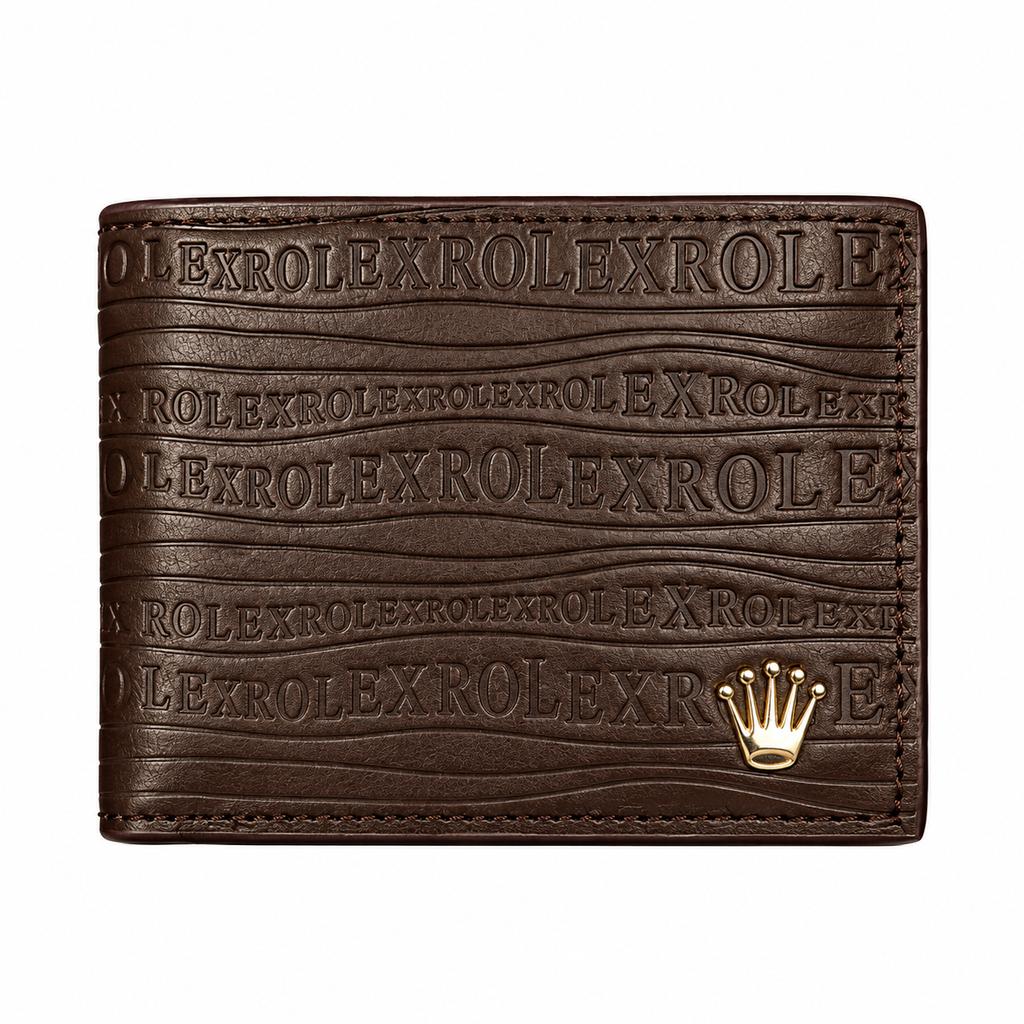 Rolex Men's Brown Leather Wallet — No. 2