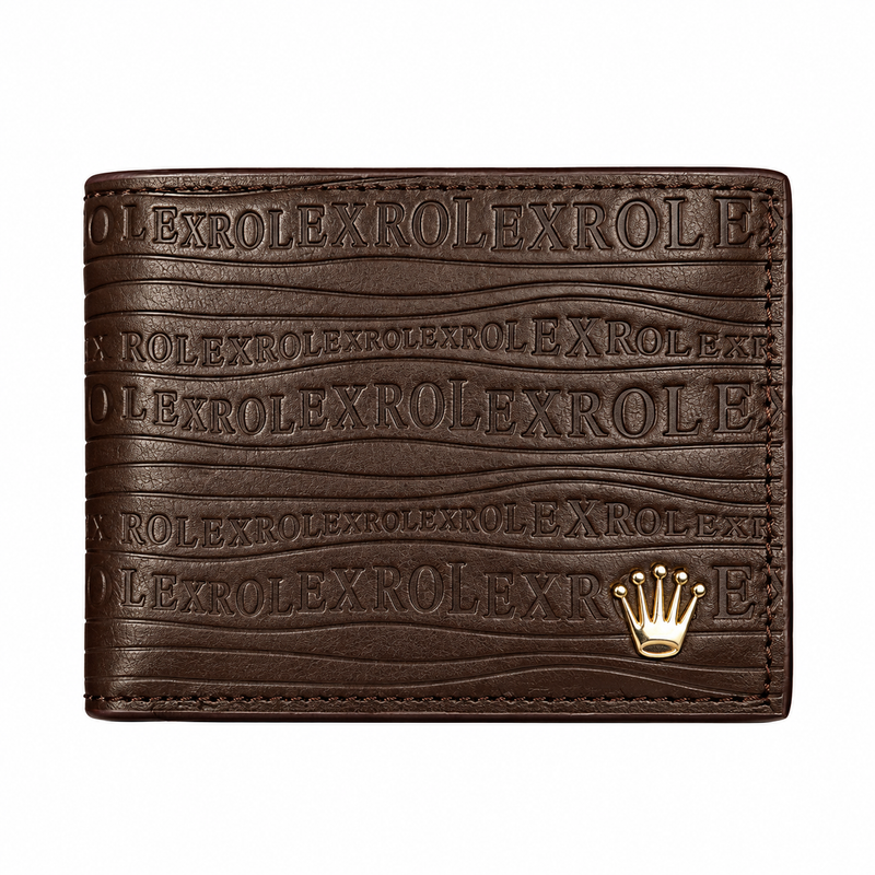 Rolex Men's Brown Leather Wallet — No. 2