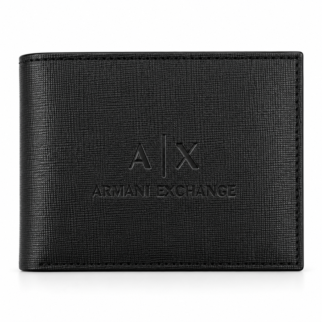 Armani Men's Leather Mirror Wallet