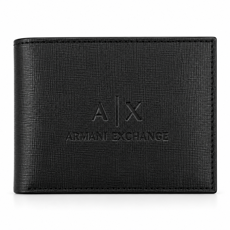 Armani Men's Leather Mirror Wallet