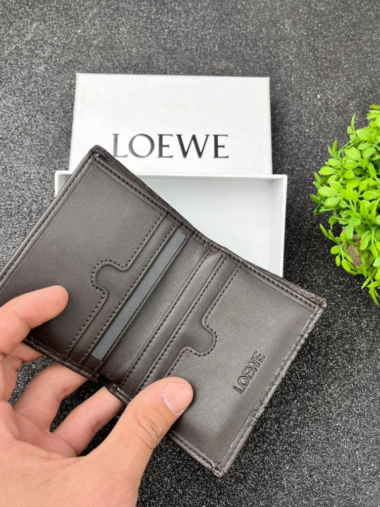 Loewe Men's Brown Leather Wallet