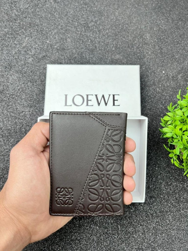 Loewe Men's Brown Leather Wallet