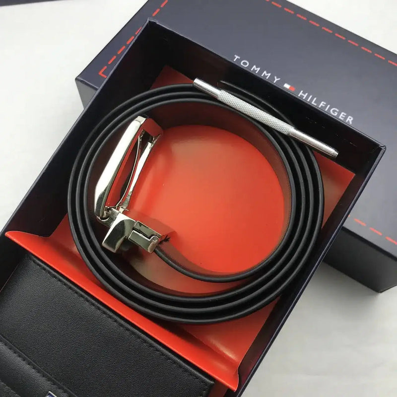 Tommy Hilfiger Men's Belt & Wallet Gift Set