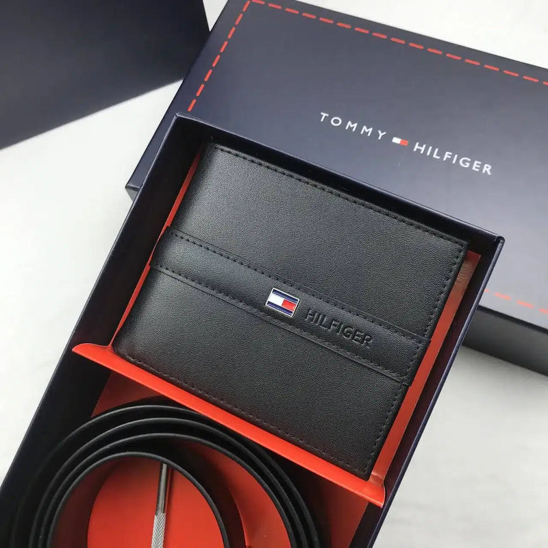 Tommy Hilfiger Men's Belt & Wallet Gift Set