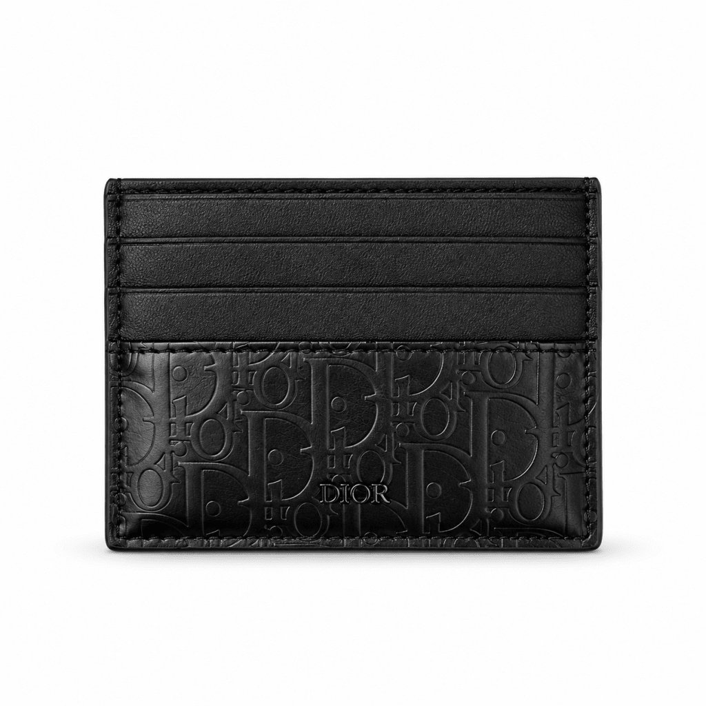 Dior Men's Black Leather Wallet