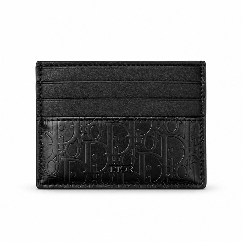 Dior Men's Black Leather Wallet